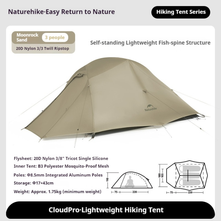 Tente Camporax Naturehike Yunshang Pro
