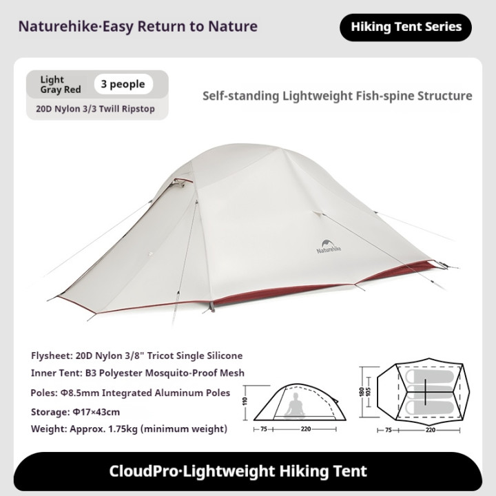 Tente Camporax Naturehike Yunshang Pro