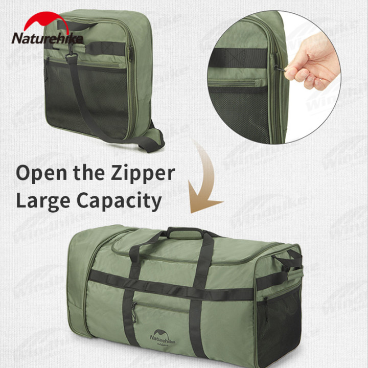 Mala dobrável com rodinhas Camporax Naturehike 88L