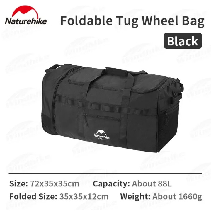 Mala dobrável com rodinhas Camporax Naturehike 88L