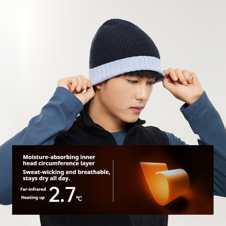 Gorro de tricô Camporax para inverno, ideal para climas frios.