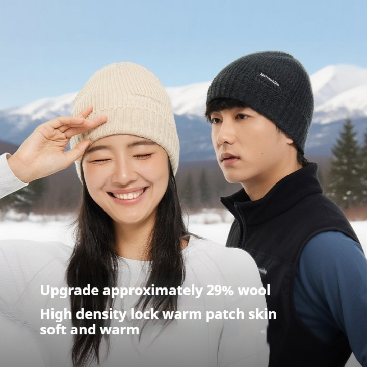 Gorro de tricô Camporax para inverno, ideal para climas frios.