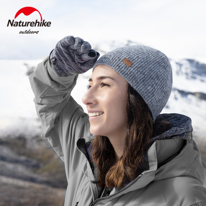 Gorro de inverno quente de malha Camporax Naturehike