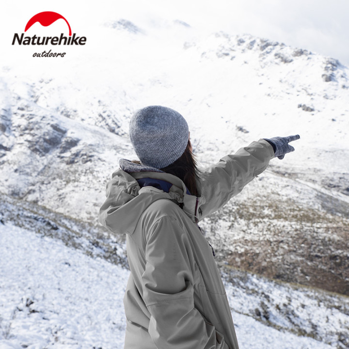 Gorro de inverno quente de malha Camporax Naturehike