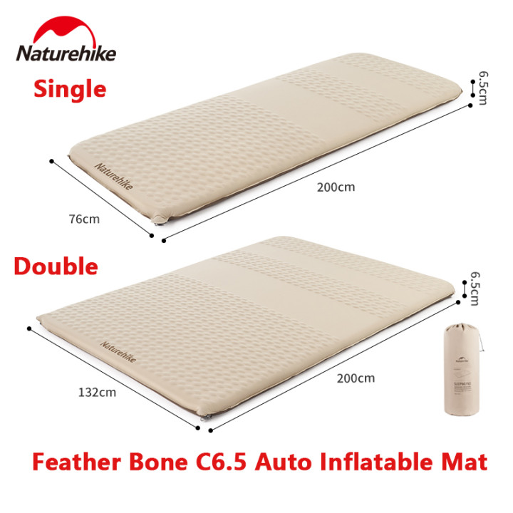 Matelas gonflable Camporax Feather Bone C6.5