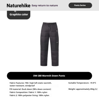 Pantalon d'hiver en duvet Camporax Naturehike