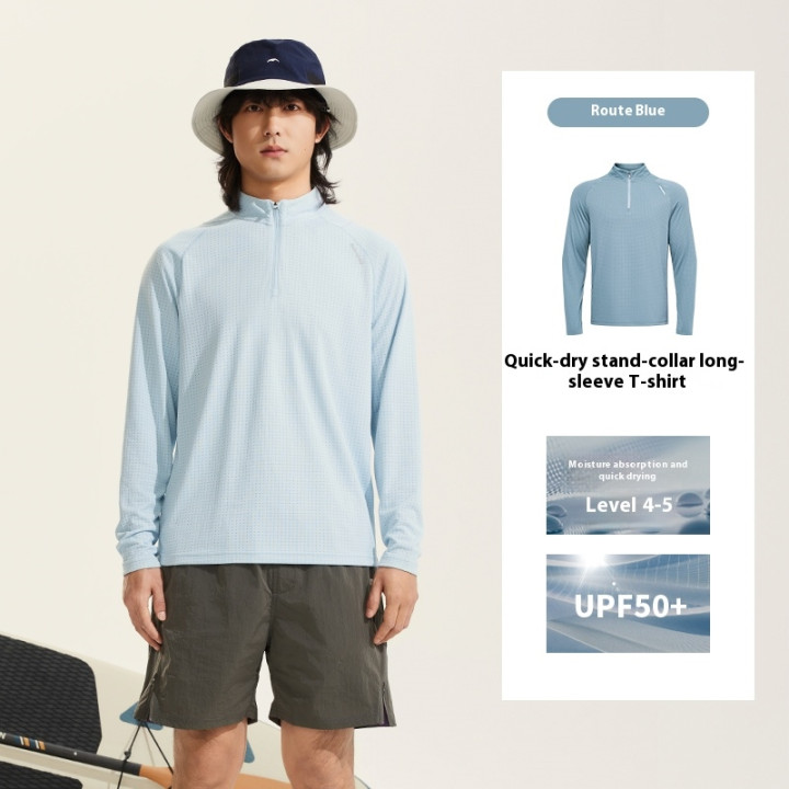 Camisas de secagem rápida Camporax para caminhadas e corridas