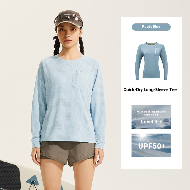 Camisas de secagem rápida Camporax para caminhadas e corridas