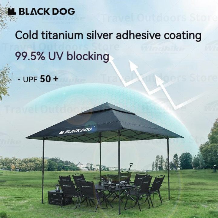 Camporax - BLACKDOG Parasol à pignon